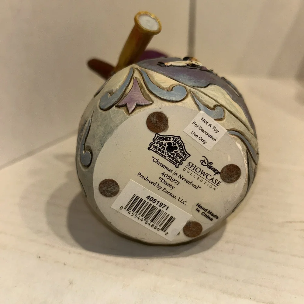 Jim Shore Disney Traditions Snowman - Peter‎ Pan Capt. Hook 4051971 DAMAGE